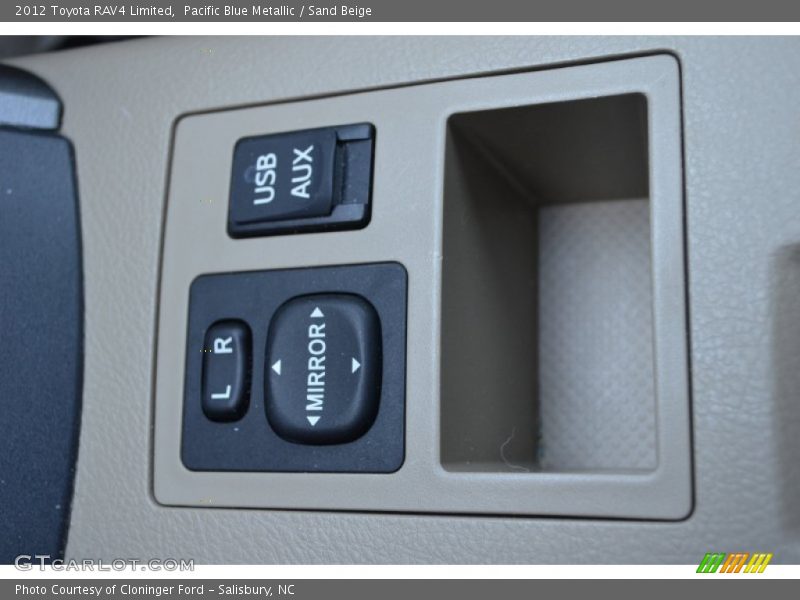 Pacific Blue Metallic / Sand Beige 2012 Toyota RAV4 Limited