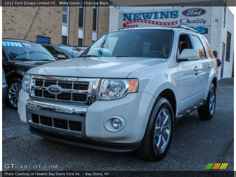 White Suede / Charcoal Black 2012 Ford Escape Limited V6