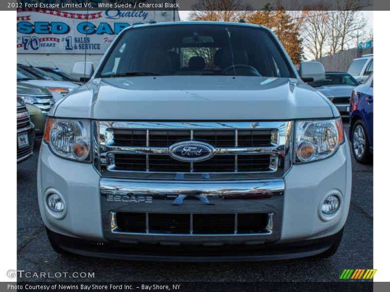 White Suede / Charcoal Black 2012 Ford Escape Limited V6