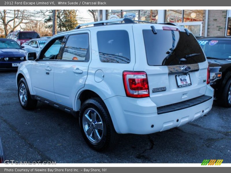 White Suede / Charcoal Black 2012 Ford Escape Limited V6