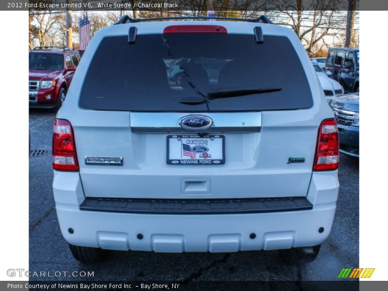 White Suede / Charcoal Black 2012 Ford Escape Limited V6