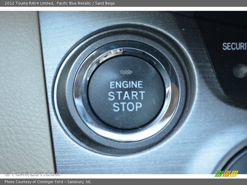 Pacific Blue Metallic / Sand Beige 2012 Toyota RAV4 Limited