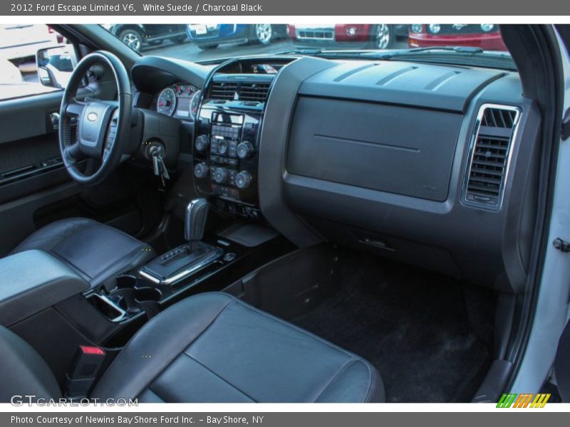 White Suede / Charcoal Black 2012 Ford Escape Limited V6