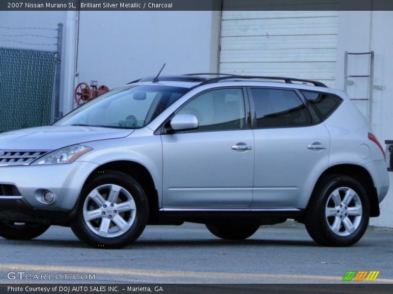 Brilliant Silver Metallic / Charcoal 2007 Nissan Murano SL