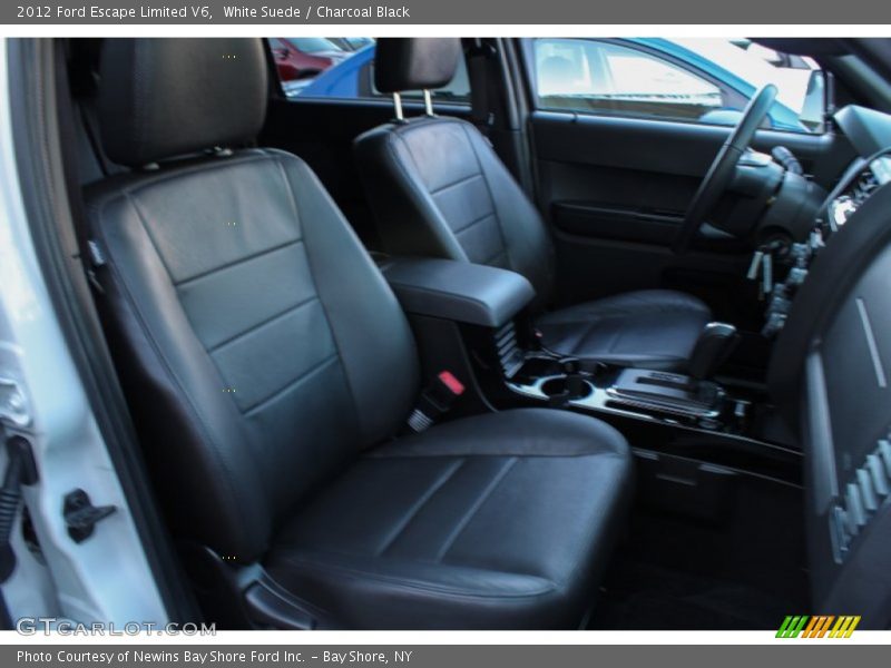 White Suede / Charcoal Black 2012 Ford Escape Limited V6