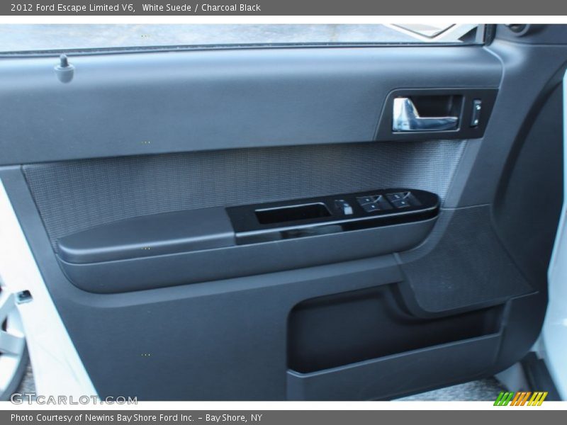 White Suede / Charcoal Black 2012 Ford Escape Limited V6