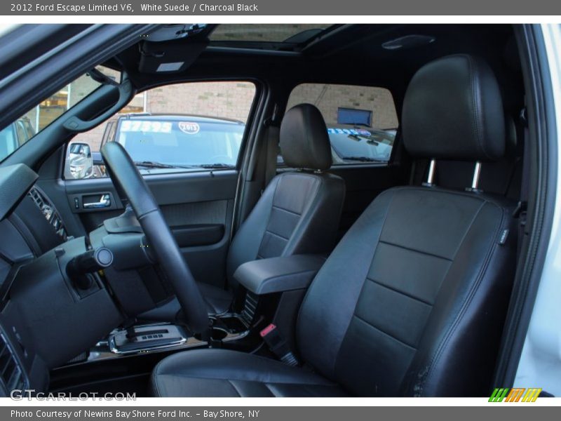 White Suede / Charcoal Black 2012 Ford Escape Limited V6