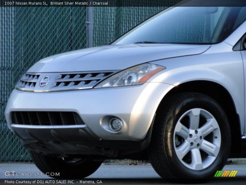 Brilliant Silver Metallic / Charcoal 2007 Nissan Murano SL