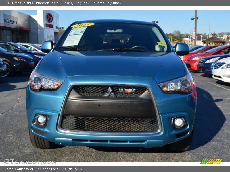 Laguna Blue Metallic / Black 2011 Mitsubishi Outlander Sport SE 4WD
