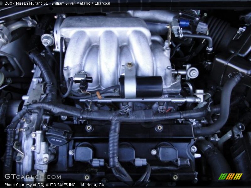 Brilliant Silver Metallic / Charcoal 2007 Nissan Murano SL