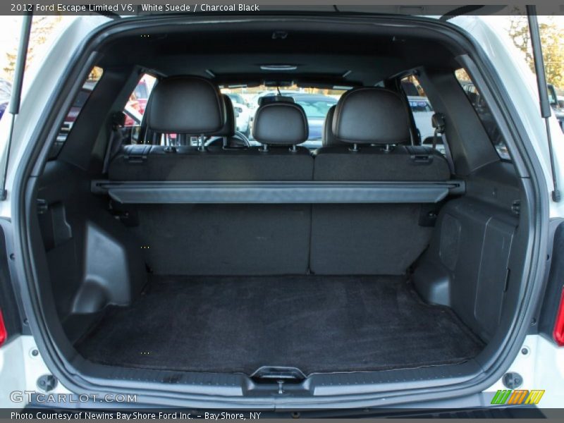 White Suede / Charcoal Black 2012 Ford Escape Limited V6