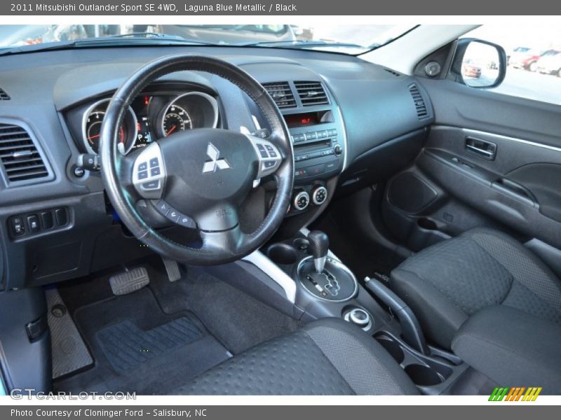 Laguna Blue Metallic / Black 2011 Mitsubishi Outlander Sport SE 4WD
