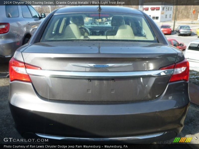 Granite Crystal Metallic / Black/Light Frost Beige 2014 Chrysler 200 Touring Sedan