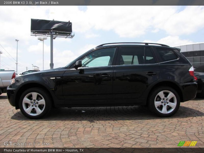 Jet Black / Black 2006 BMW X3 3.0i