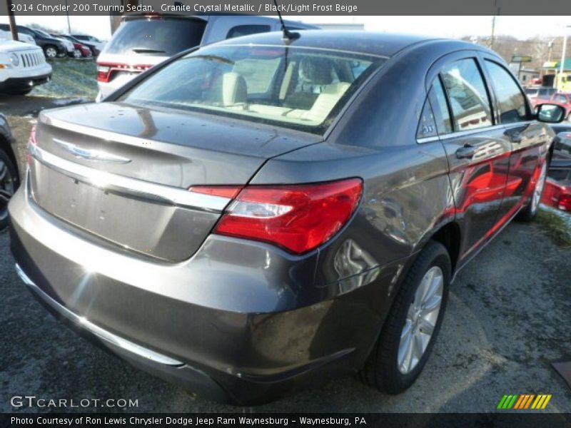 Granite Crystal Metallic / Black/Light Frost Beige 2014 Chrysler 200 Touring Sedan