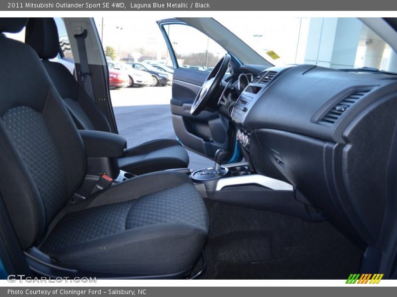 Laguna Blue Metallic / Black 2011 Mitsubishi Outlander Sport SE 4WD