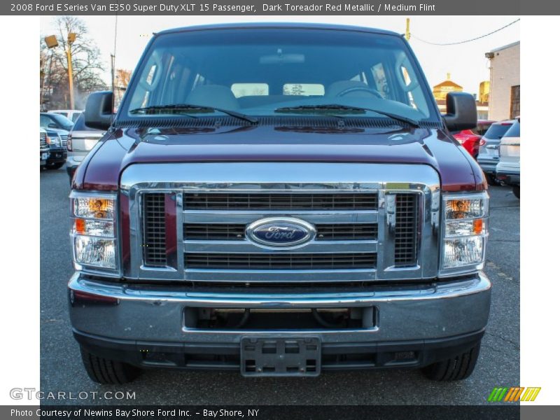 Dark Toreador Red Metallic / Medium Flint 2008 Ford E Series Van E350 Super Duty XLT 15 Passenger