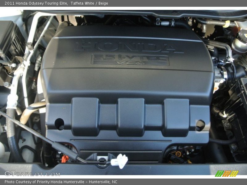 Taffeta White / Beige 2011 Honda Odyssey Touring Elite