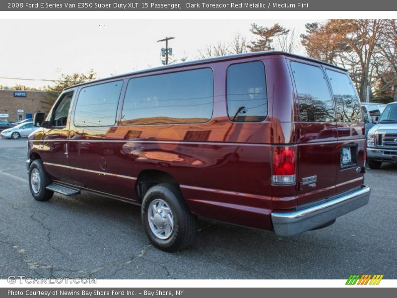 Dark Toreador Red Metallic / Medium Flint 2008 Ford E Series Van E350 Super Duty XLT 15 Passenger