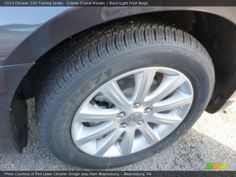Granite Crystal Metallic / Black/Light Frost Beige 2014 Chrysler 200 Touring Sedan