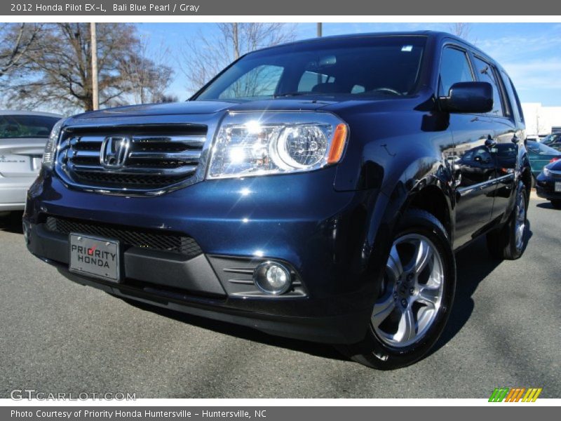 Bali Blue Pearl / Gray 2012 Honda Pilot EX-L