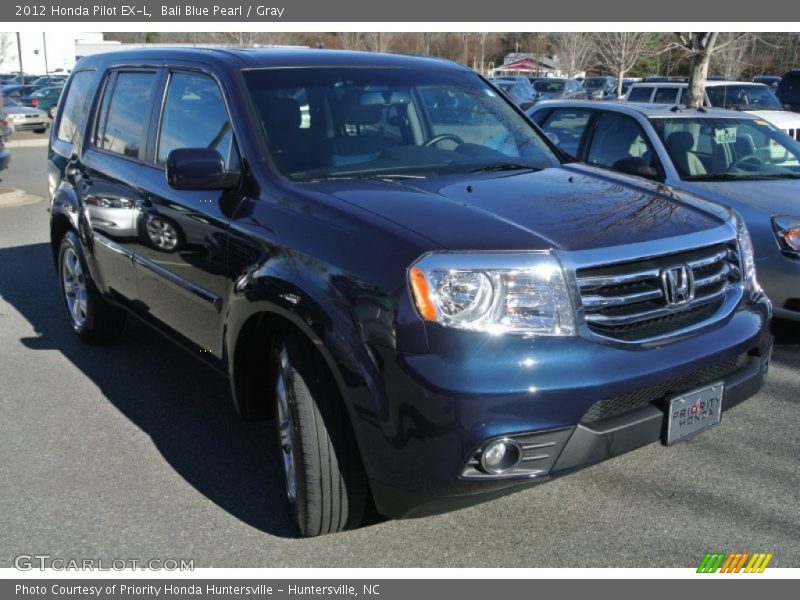 Bali Blue Pearl / Gray 2012 Honda Pilot EX-L