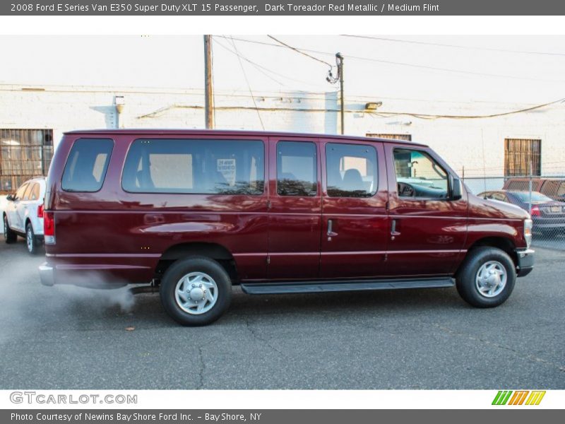 Dark Toreador Red Metallic / Medium Flint 2008 Ford E Series Van E350 Super Duty XLT 15 Passenger