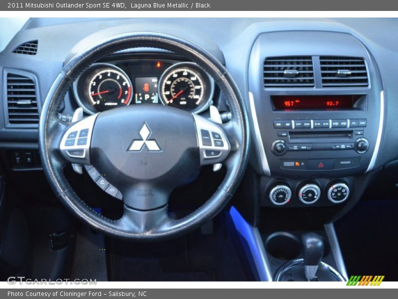 Laguna Blue Metallic / Black 2011 Mitsubishi Outlander Sport SE 4WD