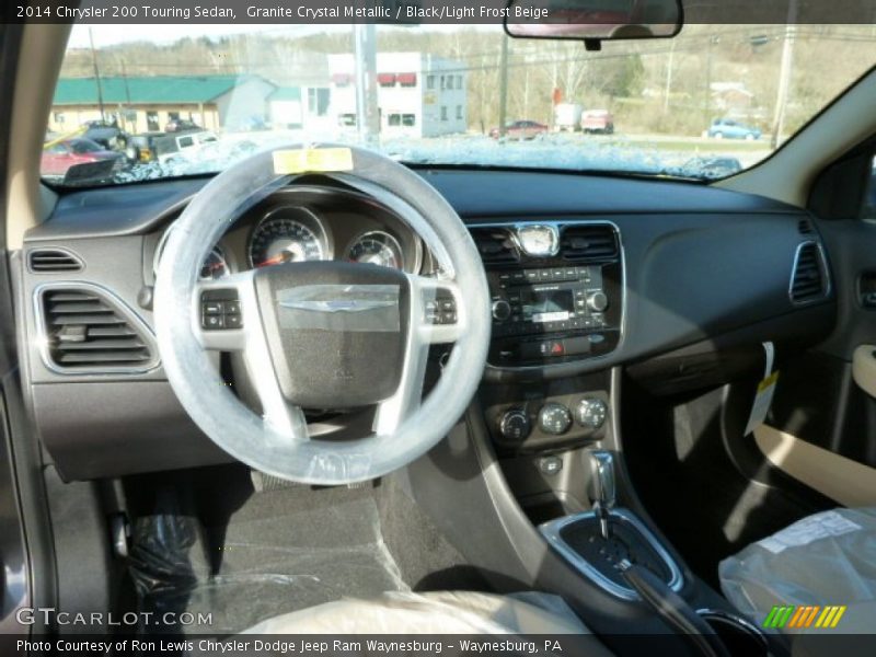 Granite Crystal Metallic / Black/Light Frost Beige 2014 Chrysler 200 Touring Sedan