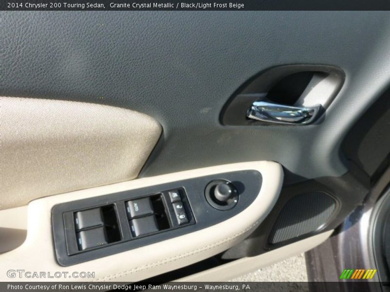 Granite Crystal Metallic / Black/Light Frost Beige 2014 Chrysler 200 Touring Sedan