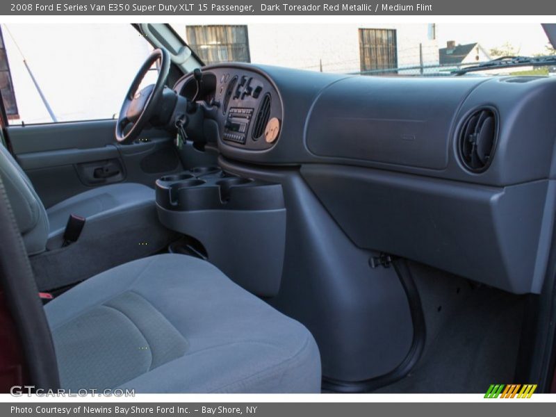 Dark Toreador Red Metallic / Medium Flint 2008 Ford E Series Van E350 Super Duty XLT 15 Passenger