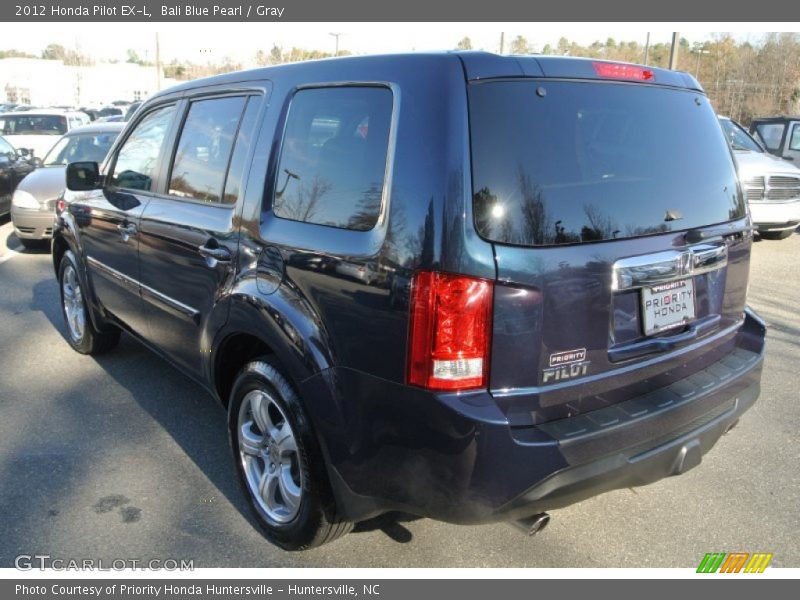 Bali Blue Pearl / Gray 2012 Honda Pilot EX-L