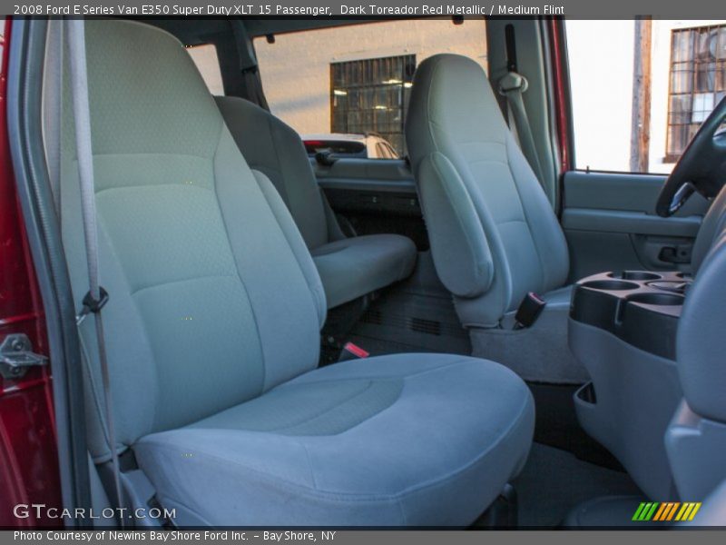 Dark Toreador Red Metallic / Medium Flint 2008 Ford E Series Van E350 Super Duty XLT 15 Passenger