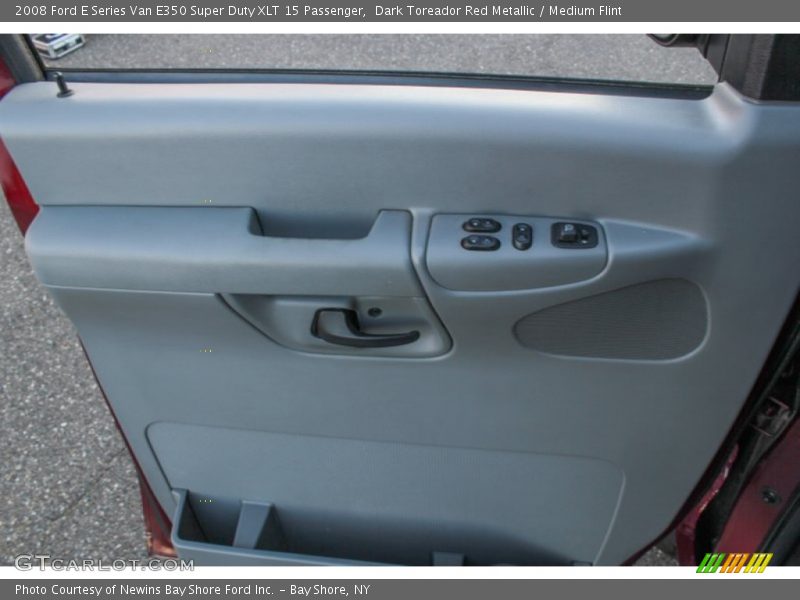 Dark Toreador Red Metallic / Medium Flint 2008 Ford E Series Van E350 Super Duty XLT 15 Passenger