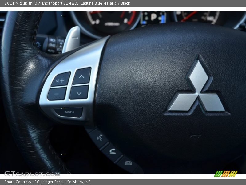 Laguna Blue Metallic / Black 2011 Mitsubishi Outlander Sport SE 4WD