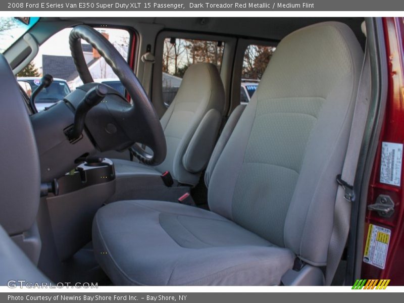 Dark Toreador Red Metallic / Medium Flint 2008 Ford E Series Van E350 Super Duty XLT 15 Passenger