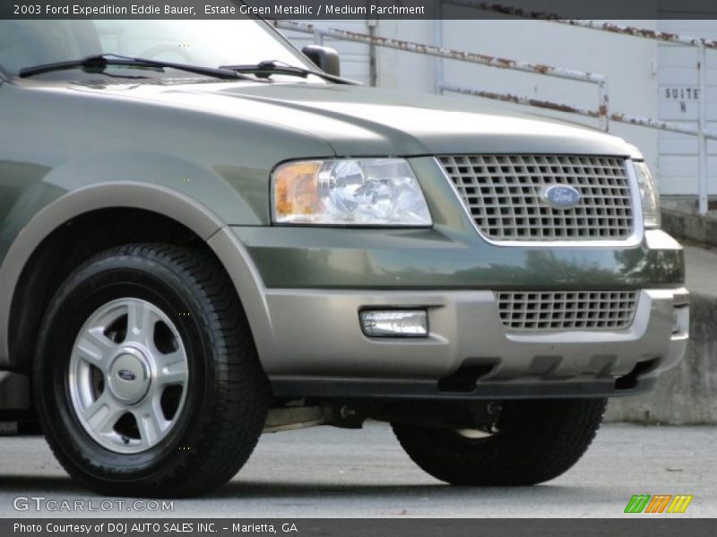 Estate Green Metallic / Medium Parchment 2003 Ford Expedition Eddie Bauer