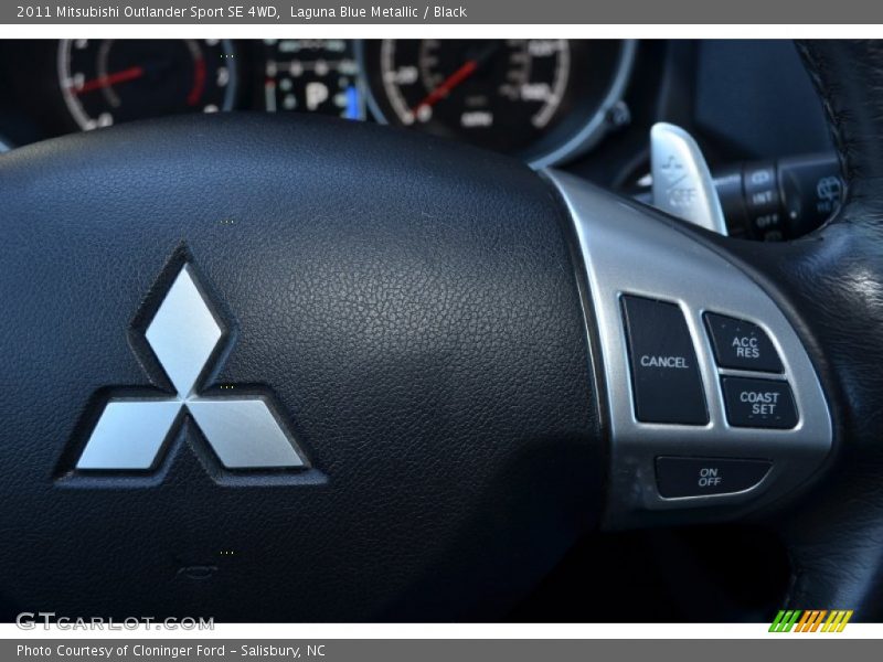 Laguna Blue Metallic / Black 2011 Mitsubishi Outlander Sport SE 4WD