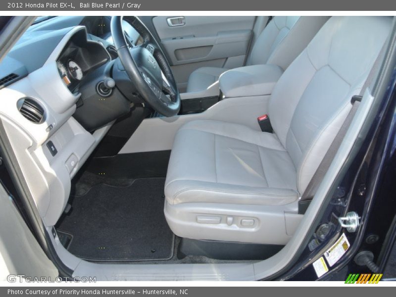 Bali Blue Pearl / Gray 2012 Honda Pilot EX-L