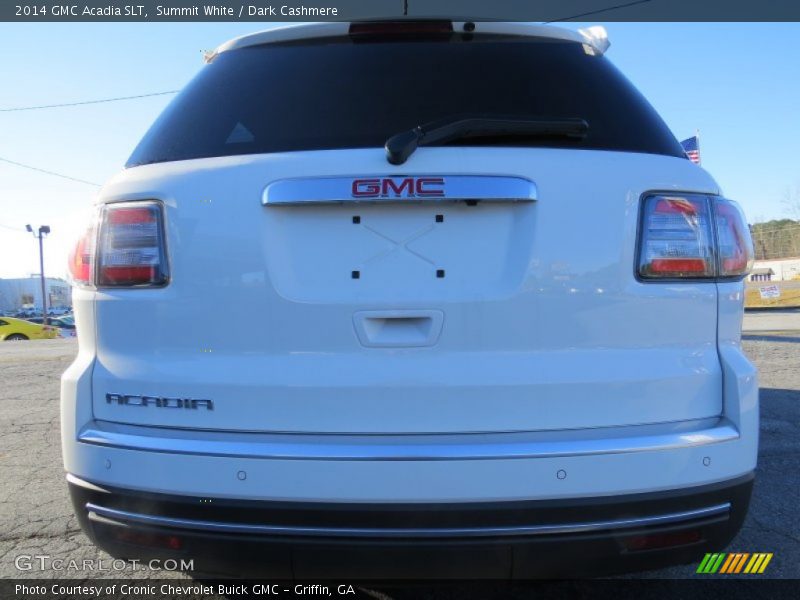 Summit White / Dark Cashmere 2014 GMC Acadia SLT