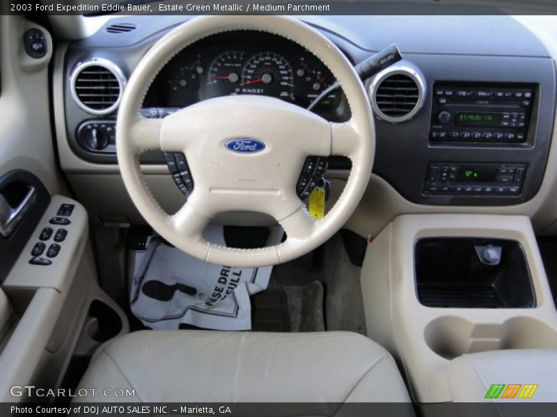 Estate Green Metallic / Medium Parchment 2003 Ford Expedition Eddie Bauer