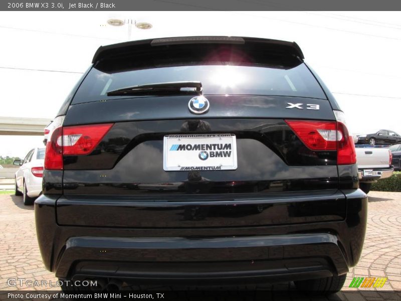 Jet Black / Black 2006 BMW X3 3.0i