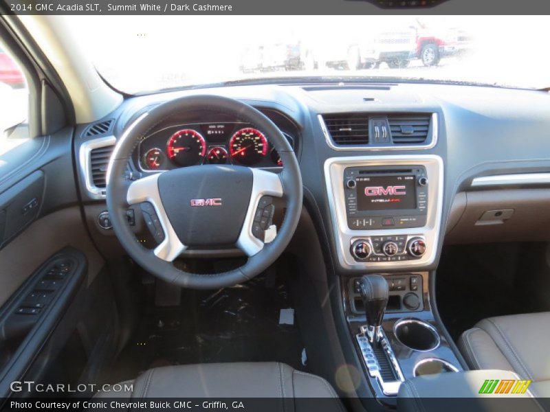 Dashboard of 2014 Acadia SLT