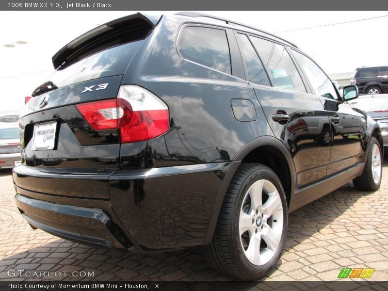 Jet Black / Black 2006 BMW X3 3.0i