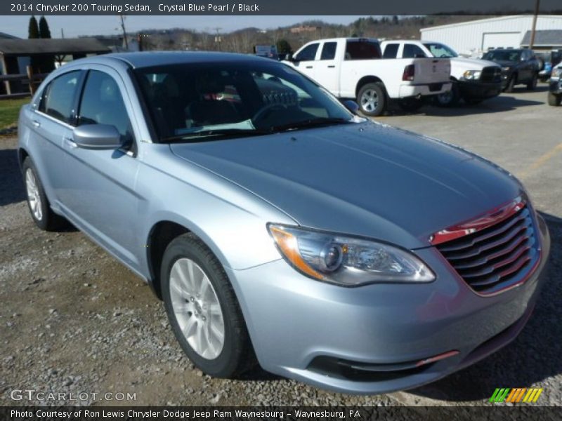 Crystal Blue Pearl / Black 2014 Chrysler 200 Touring Sedan