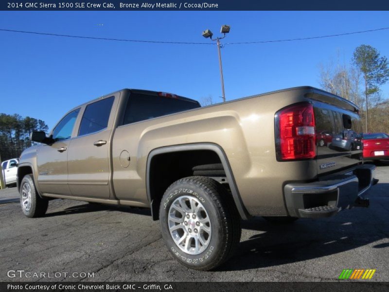 Bronze Alloy Metallic / Cocoa/Dune 2014 GMC Sierra 1500 SLE Crew Cab