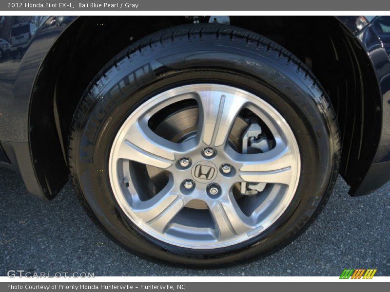 Bali Blue Pearl / Gray 2012 Honda Pilot EX-L