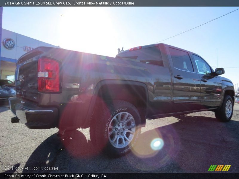 Bronze Alloy Metallic / Cocoa/Dune 2014 GMC Sierra 1500 SLE Crew Cab