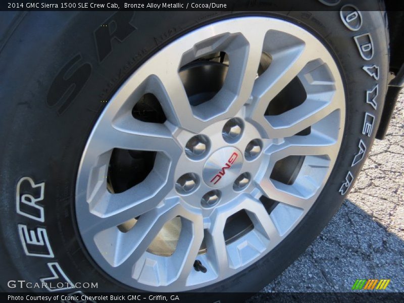 Bronze Alloy Metallic / Cocoa/Dune 2014 GMC Sierra 1500 SLE Crew Cab