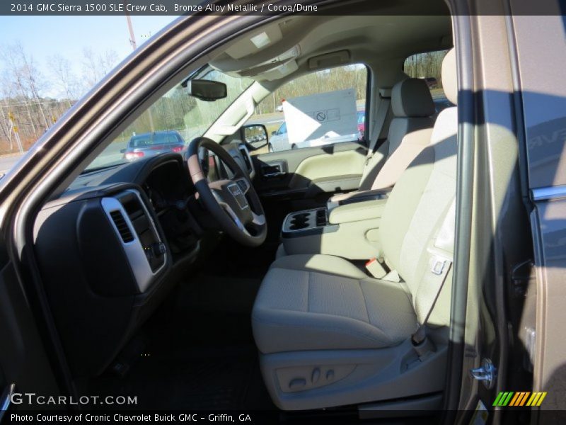Bronze Alloy Metallic / Cocoa/Dune 2014 GMC Sierra 1500 SLE Crew Cab